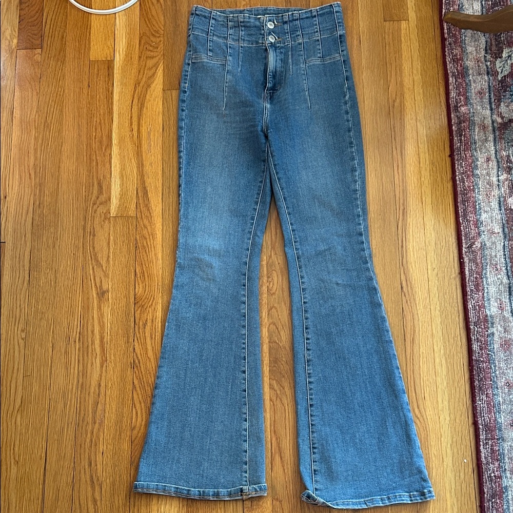 We The Free Classic Blue Flare Jeans